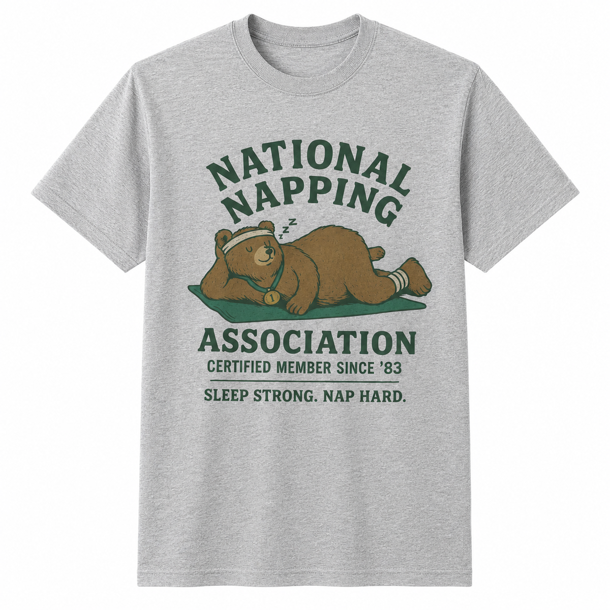 National Napping Association Bear Shirt