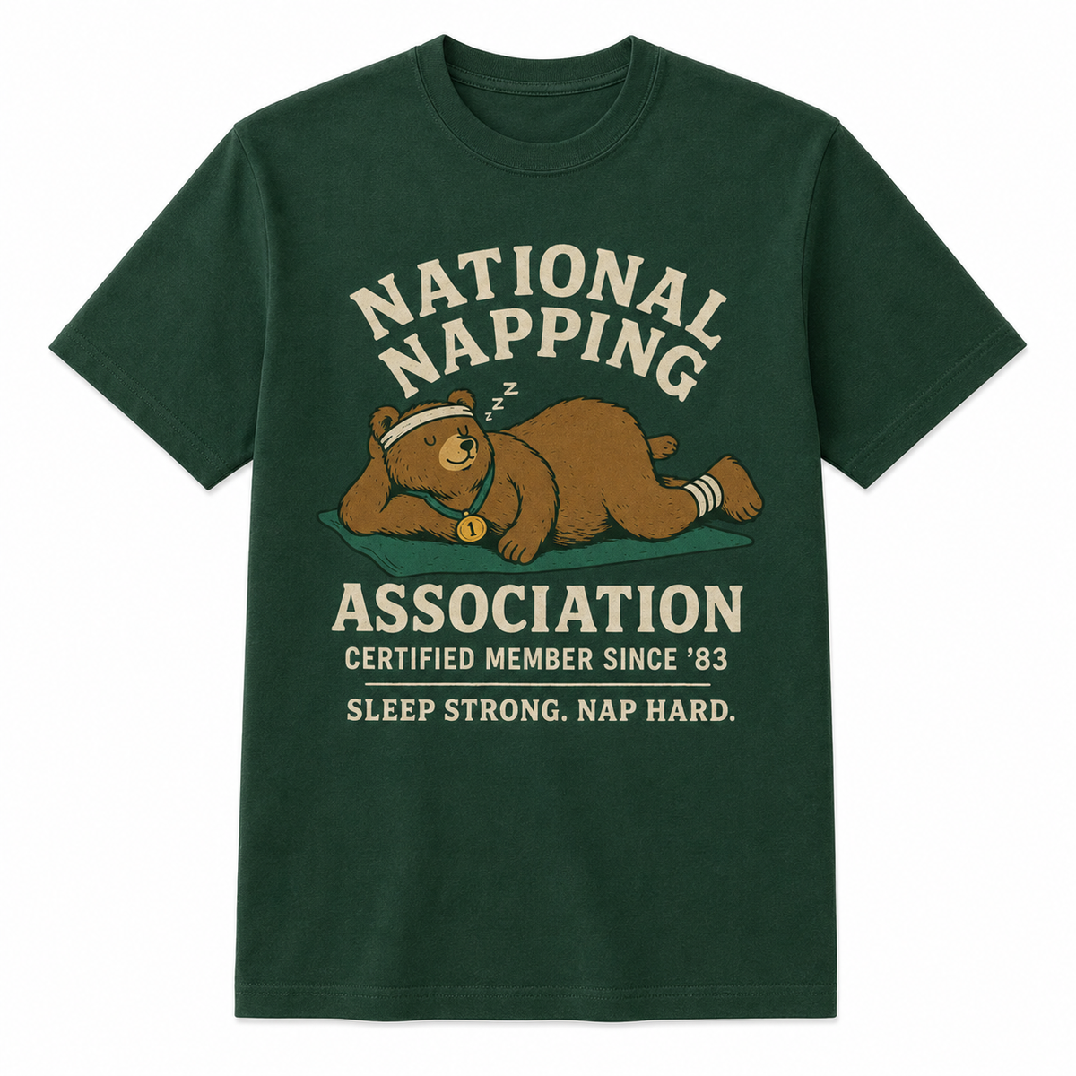 National Napping Association Bear Shirt