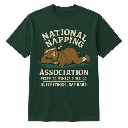 National Napping Association Bear Shirt
