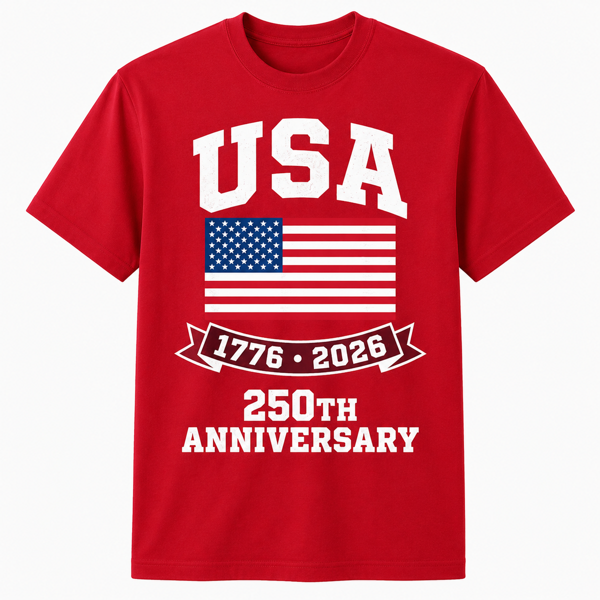 USA 250th Anniversary American Flag Patriotic Shirt