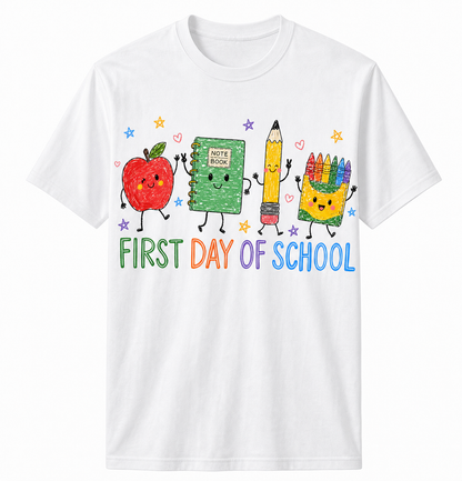 First Day Of School Comfort Colors Shirt