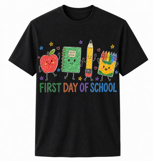 First Day Of School Comfort Colors Shirt
