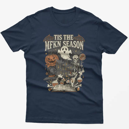 Tis The Season Halloween Shirt: Vintage Spooky Graphic Tee